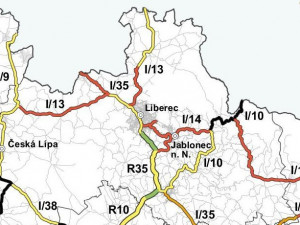 MAPA: Nejnebezpečnější silnice v Libereckém kraji