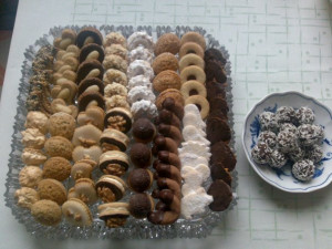 Vzorky cukroví od Martiny. Foto archiv M. Nedvídkové