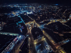 Noční Liberec. Foto: Jan Mocňák