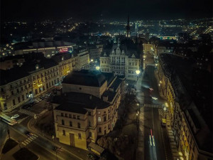 Noční Liberec. Foto: Jan Mocňák