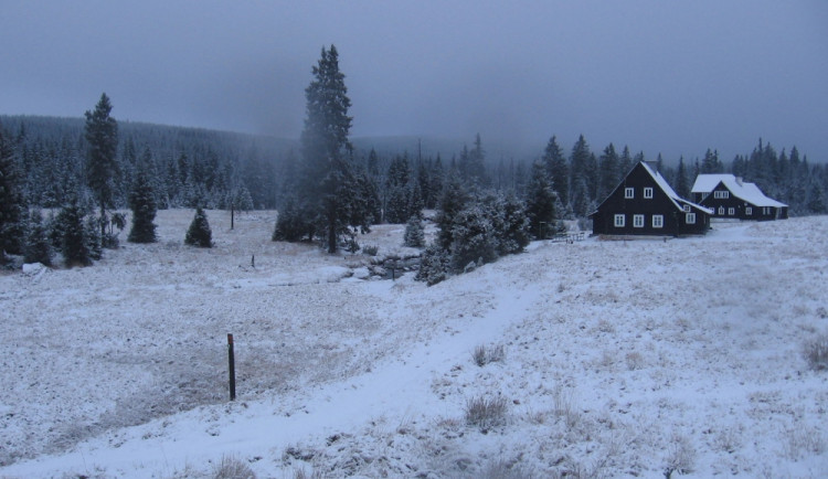 Takhle to dnes ráno vypadalo na Jizerce. Foto: ČHMÚ