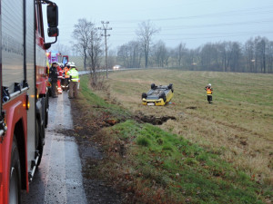 Nehoda v Dětřichově. Foto: HZSLK