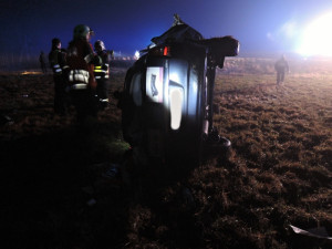 Nehoda v Albrechticích. Foto: HZSLK