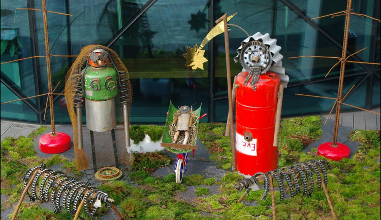 Betlém ze šrotu? Nic není problém