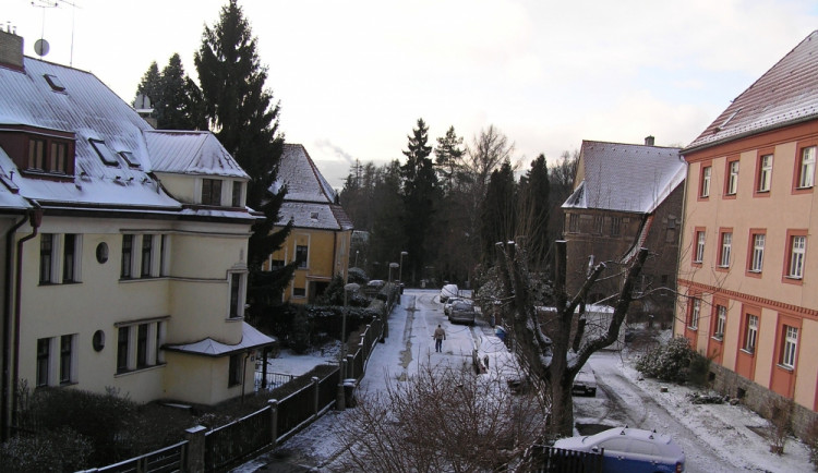 Liberec zasypal sníh.