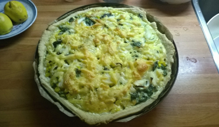 Tip na večeři: Slaný quiche