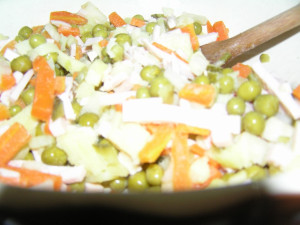 Zamíchané ingredience.