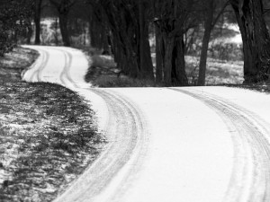 Noční sněžení uzavřelo hraniční přechod Harrachov