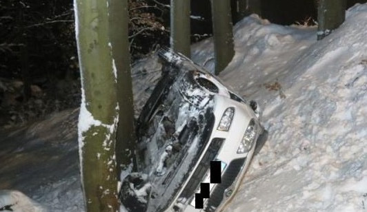 Škoda na Fabii je 60 tisíc korun. Foto: Policie ČR