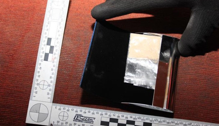 Pervitin zabavený policií. Foto: Policie ČR