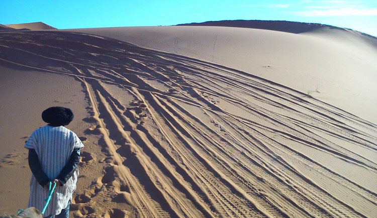 Dálnice v poušti. Foto: Jana Braňková