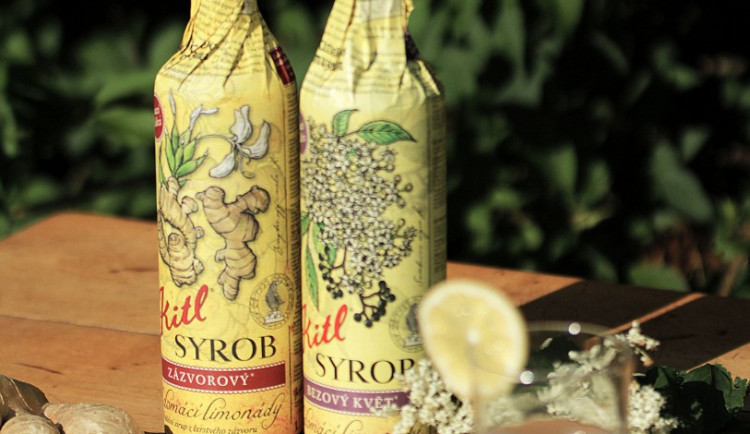 Syroby z Jablonce, zázvorový a bezový.