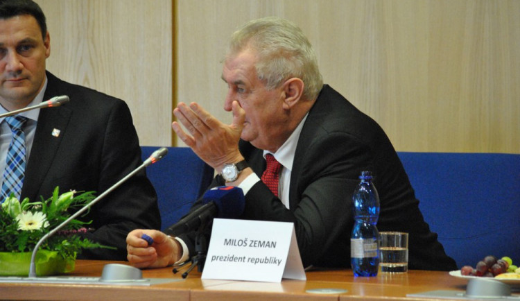 Miloš Zeman v Liberci. Foto: Michael Daněk