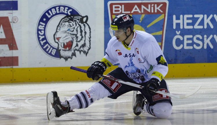 Lukáš Derner. Foto: HC Bílí Tygři Liberec