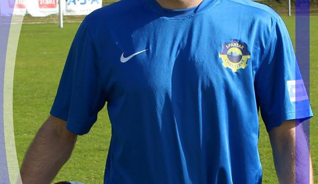 Jiří Štajner v dresu Chrastavy. Foto: TJ Spartak Chrastava