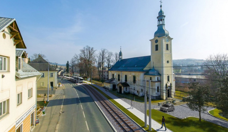 Takhle nějak by měl vypadat úsek u vratislavického kostela