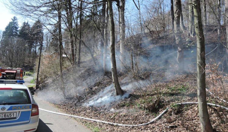 Požár v Tanvaldě. Foto: HZSLK