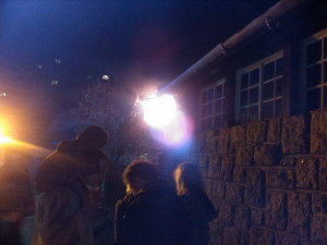 Požár v Andělčině ulici. Foto: Maky Fillová