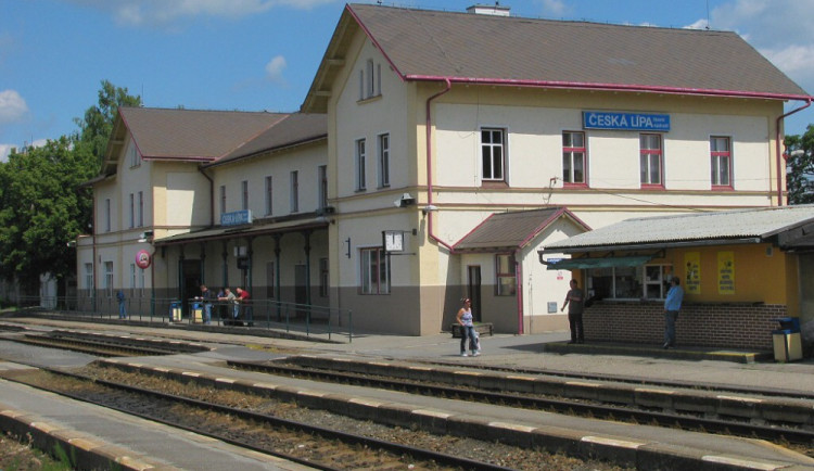 Nádraží v České Lípě. Foto: Zelfoto.sk