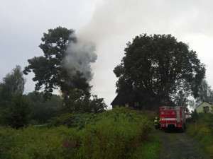 Na třech místech Českolipska hořel minimálně hektar lesa
