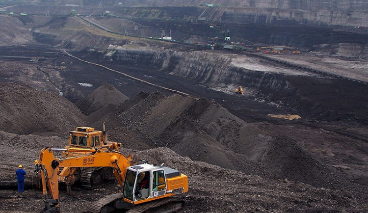 Hnědouhelný důl u Bogatyně