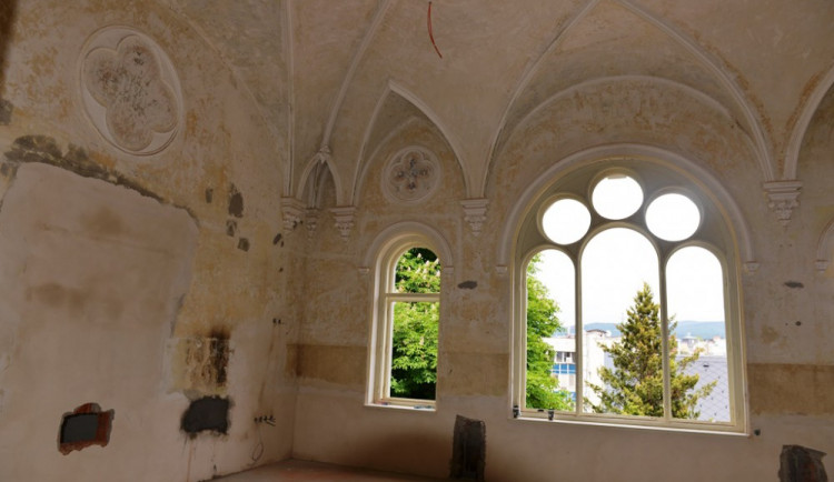 Prostor budoucí rozlučkové kaple.