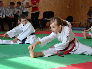 Rozcvička. Foto Kamil Flajšinger