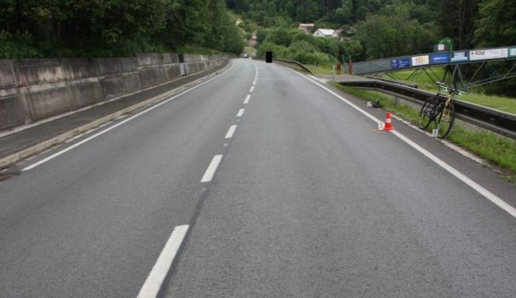 Místo nehody. Foto: Policie ČR