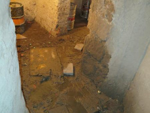 Bahno a špína. Inspekce uzavřela sklep restaurace Na Růžku. Foto: SZPI