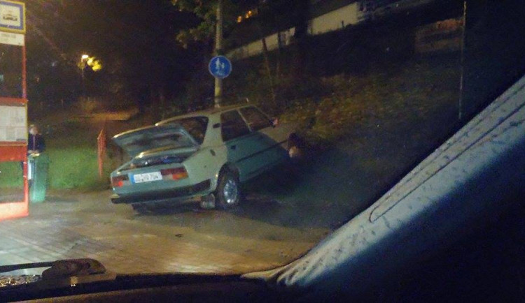 Foto z místa nehoda od čtenářky