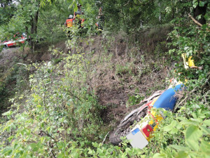 Tragická nehoda na Turnovsku. Foto: HZSLK