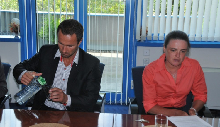 Luděk Nečesaný s bývalou náměstkyní pro zdravotnictví Zuzanou Kocumovou. Foto: Kraj-LBC.cz