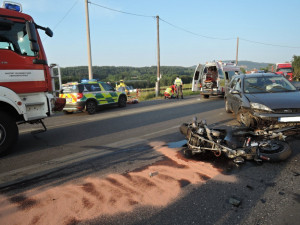 Do statistik přibyla trojice vážných nehod motorkářů. Foto: HZSLK