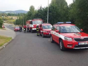 V ulici Seniorů hořelo. Požár nejspíš způsobila klimatizace. Foto: David Fišer