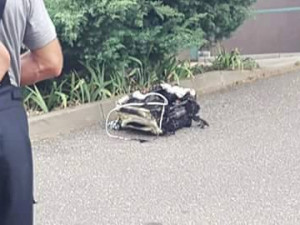 V ulici Seniorů hořelo. Požár nejspíš způsobila klimatizace. Foto: David Fišer