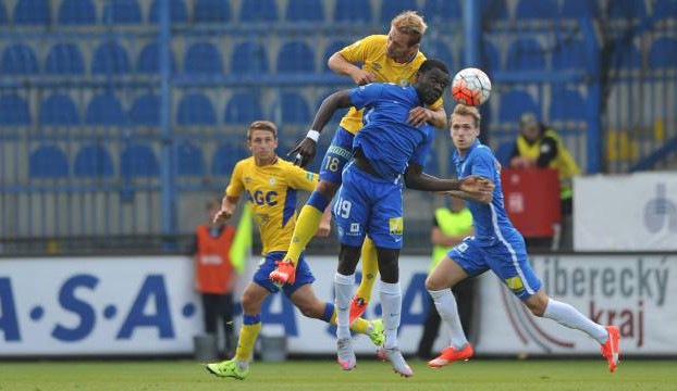 Teplice odjíždí z Liberce bez bodů. Vítězství zařídil Bakoš. Foto: Jaroslav Appeltauer
