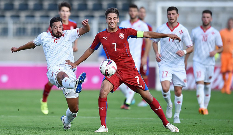 Fotbalová jednadvacítka porazila v Jablonci Maltu. Foto: Fotbal.cz