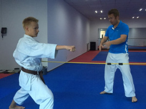 Trénink kata s Jakubem Tesárkem