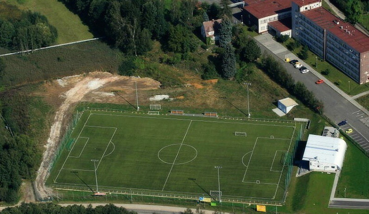 Stadion ve Vesci. Foto: syner.cz