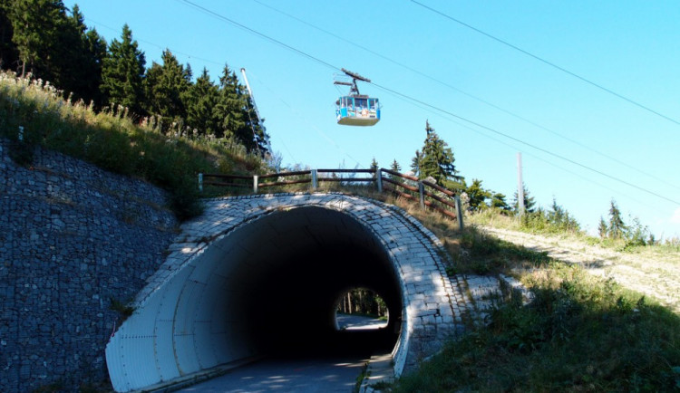 Tunel pod sjezdovkou. Foto: STRC