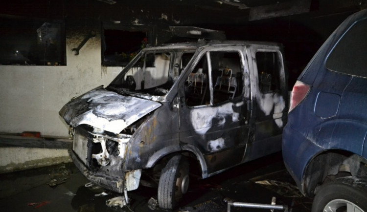 Vyhořelá dílna. Foto: HZS LK