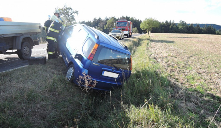 Nehoda u Tuhaně. Foto: HZS LK