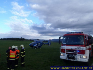 Při nehodě čtyřkolek se vážně zranily dvě děti. Foto: Hasiči Frýdlant