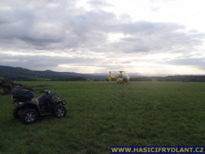Při nehodě čtyřkolek se vážně zranily dvě děti. Foto: Hasiči Frýdlant