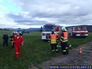 Při nehodě čtyřkolek se vážně zranily dvě děti. Foto: Hasiči Frýdlant