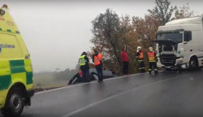 Provoz na Frýdlant dnes blokovala nehoda u Dětřichova