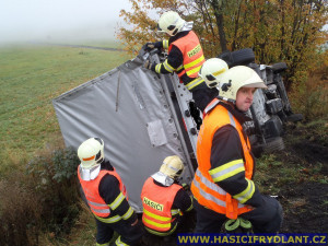 Albrechťák dává řidičům zabrat, během týdne druhá nehoda. Foto: Hasiči Frýdlant