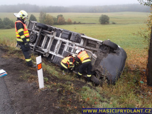 Albrechťák dává řidičům zabrat, během týdne druhá nehoda. Foto: Hasiči Frýdlant