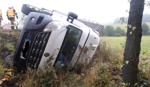 Albrechťák dává řidičům zabrat, během týdne druhá nehoda. Foto: Hasiči Frýdlant