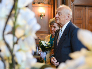 Manželé Slačíkovi z Liberce oslavili kamenné výročí svatby